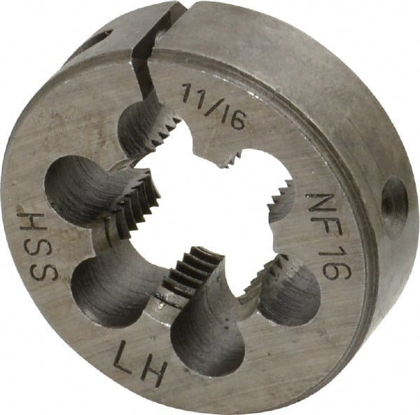 Round Die: 11/16-16, High Speed Steel MPN:81946490