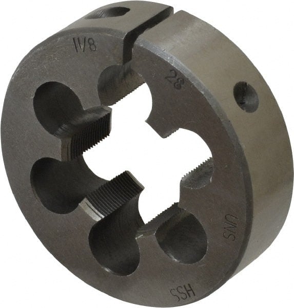 Round Die: 1-1/8-28, High Speed Steel MPN:84035254