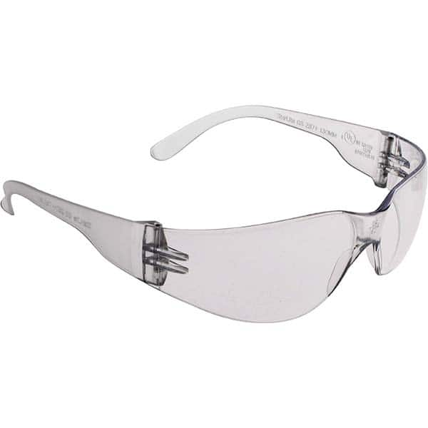 Safety Glass: Scratch-Resistant, Polycarbonate, Clear Lenses MPN:4680