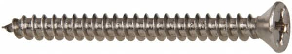 Sheet Metal Screw: #6, Flat Head, Phillips MPN:R58005230