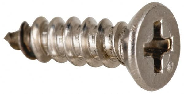 Sheet Metal Screw: #10, Flat Head, Phillips MPN:R58005256