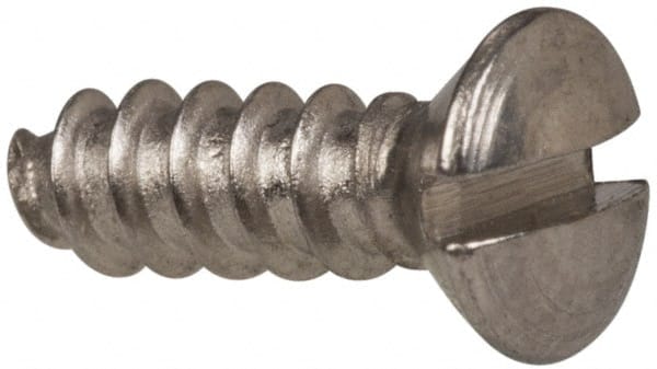Sheet Metal Screw: #4, Oval Head, Slotted MPN:R58005352