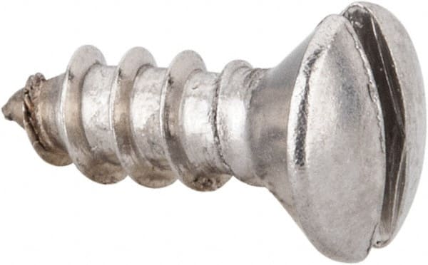 Sheet Metal Screw: #8, Oval Head, Slotted MPN:R58005374
