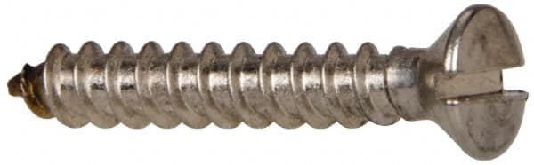 Sheet Metal Screw: #8, Oval Head, Slotted MPN:R58005380