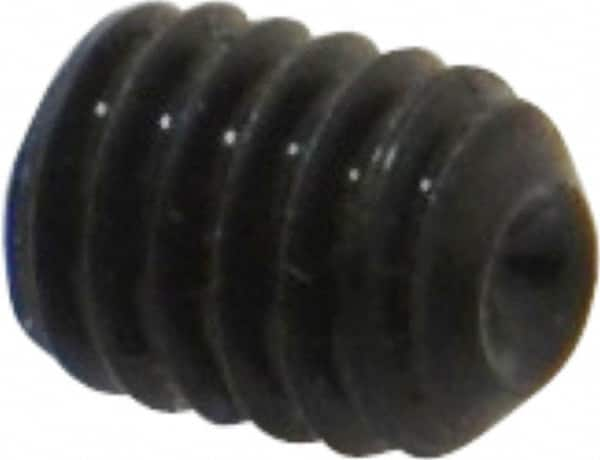 Set Screw: M4 x 0.70 x 5 mm, Cup Point, Alloy Steel, Grade 14.9 (45H) MPN:533019PR