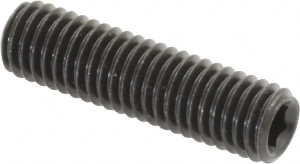 Set Screw: M8 x 1.25 x 30 mm, Cup Point, Alloy Steel, Grade 14.9 (45H) MPN:533116PR