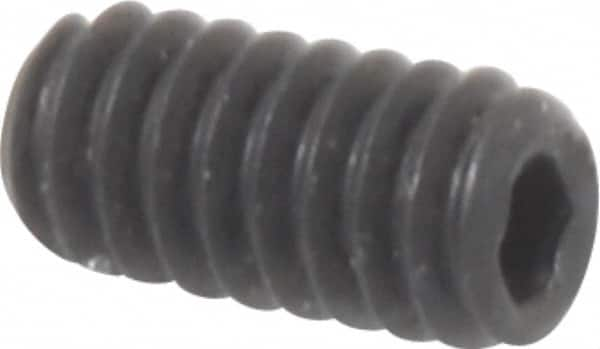 Set Screw: M2 x 0.40 x 4 mm, Cup Point, Alloy Steel, Grade 14.9 (45H) MPN:533512PR