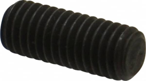 Set Screw: M8 x 1.25 x 20 mm, Flat Point, Alloy Steel, Grade 14.9 (45H) MPN:832112PR