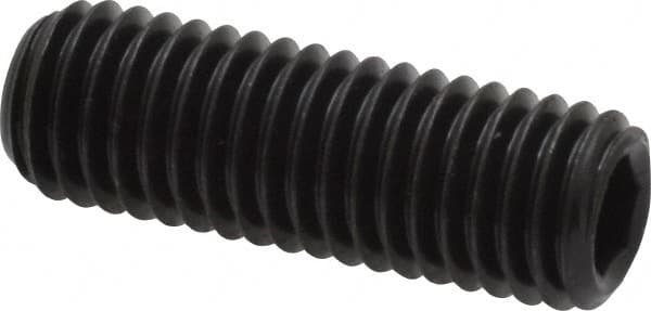 Set Screw: M10 x 1.50 x 30 mm, Flat Point, Alloy Steel, Grade 14.9 (45H) MPN:832152PS