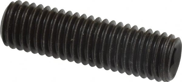 Set Screw: M10 x 1.50 x 35 mm, Flat Point, Alloy Steel, Grade 14.9 (45H) MPN:832154PS