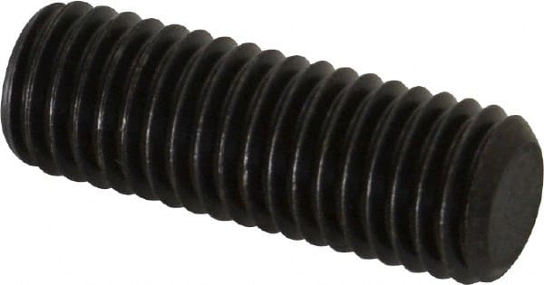 Set Screw: M12 x 1.75 x 35 mm, Flat Point, Alloy Steel, Grade 14.9 (45H) MPN:832198PS