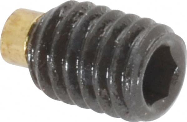 Set Screw: M6 x 8 mm, Soft Tip Point, Alloy Steel, Grade 8 MPN:BT-M6-8MM-AS