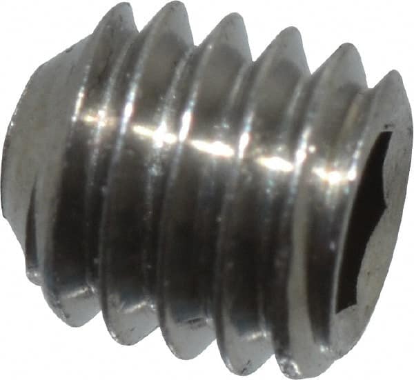 Set Screw: M3 x 0.50 x 3 mm, Cup Point, Stainless Steel, Grade 18-8 & Austenitic Grade A2 MPN:SS6X03003-050BX