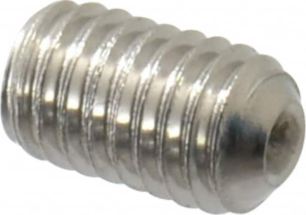Set Screw: M5 x 0.80 x 8 mm, Cup Point, Stainless Steel, Grade 18-8 & Austenitic Grade A2 MPN:SS6X05008-100BX