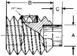 Set Screw: 3/8-16 x 1/2