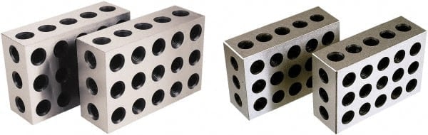 Setup Block Sets, Type: 1-2-3 & 2-4-6 Block Set , Squareness Per 1 Inch (Decimal Inch): 0.0003 , Number of Pieces: 4 , Tapped Hole Size (Inch): 3/8-16  MPN:0637806/0637801