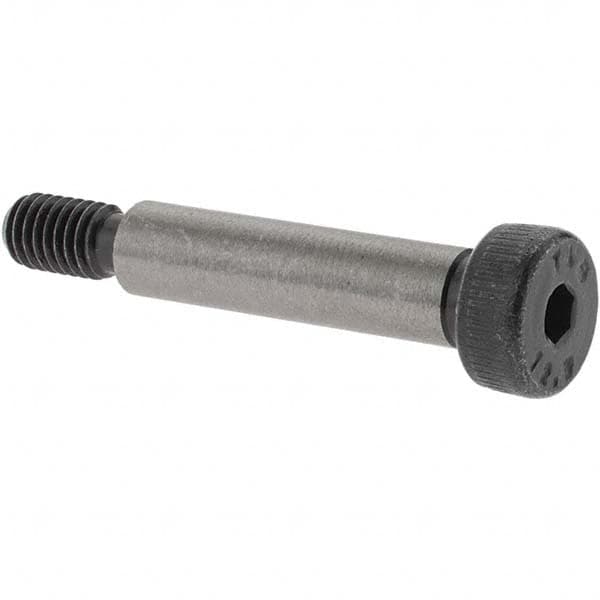 Shoulder Screw: 6 mm Shoulder Dia, 25 mm Shoulder Length, M5x0.80, 12.9 Alloy Steel, Hex Socket MPN:A996778