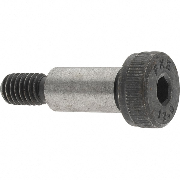 Shoulder Screw: 8 mm Shoulder Dia, 16 mm Shoulder Length, M6x1.00, 12.9 Alloy Steel, Hex Socket MPN:B10110