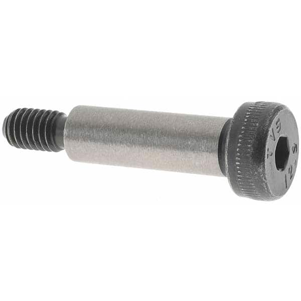 Shoulder Screw: 8 mm Shoulder Dia, 25 mm Shoulder Length, M6x1.00, 12.9 Alloy Steel, Hex Socket MPN:B10112