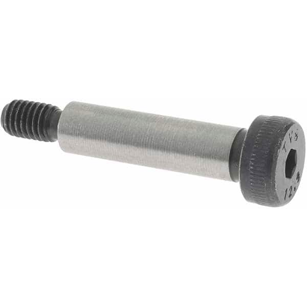 Shoulder Screw: 8 mm Shoulder Dia, 30 mm Shoulder Length, M6x1.00, 12.9 Alloy Steel, Hex Socket MPN:B10113