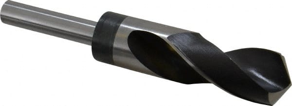 Reduced Shank Drill Bit: 1-3/64'' Dia, 1/2'' Shank Dia, 118 0, High Speed Steel MPN:01341031