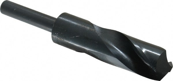 Reduced Shank Drill Bit: 1-1/16'' Dia, 1/2'' Shank Dia, 118 0, High Speed Steel MPN:01341049