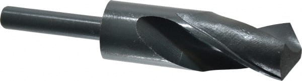 Reduced Shank Drill Bit: 1-1/4'' Dia, 1/2'' Shank Dia, 118 0, High Speed Steel MPN:01341163