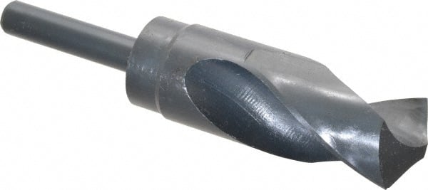 Reduced Shank Drill Bit: 1-23/64'' Dia, 1/2'' Shank Dia, 118 0, High Speed Steel MPN:01341239