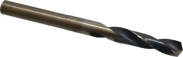 Reduced Shank Drill Bit: 33/64'' Dia, 1/2'' Shank Dia, 118 0, Cobalt MPN:01343334