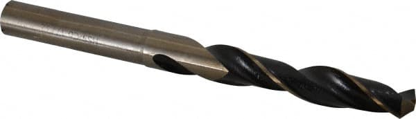 Reduced Shank Drill Bit: 17/32'' Dia, 1/2'' Shank Dia, 118 0, Cobalt MPN:01343342