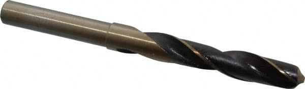 Reduced Shank Drill Bit: 9/16'' Dia, 1/2'' Shank Dia, 118 0, Cobalt MPN:01343367