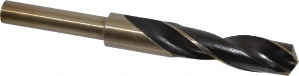 Reduced Shank Drill Bit: 47/64'' Dia, 1/2'' Shank Dia, 118 0, Cobalt MPN:01343474