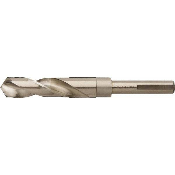 Reduced Shank Drill Bit: 11/16'' Dia, 1/2'' Shank Dia, 118 0, Cobalt & High Speed Steel MPN:07-205