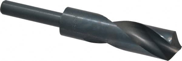 Reduced Shank Drill Bit: 0.9843'' Dia, 1/2'' Shank Dia, 118 0, High Speed Steel MPN:63322895