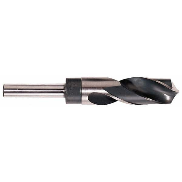 Reduced Shank Drill Bit: 1.3779'' Dia, 1/2'' Shank Dia, 118 0, High Speed Steel MPN:63322978