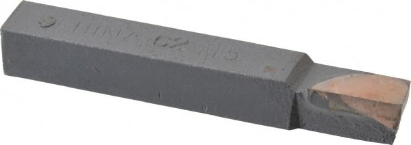 Single Point Tool Bit: 5/16'' Shank Width, 5/16'' Shank Height, C2 Solid Carbide Tipped, LH, AL, Square Shoulder Turning MPN:383-0122