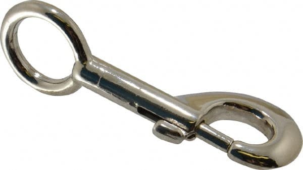 Oval Fixed Eye Bolt Snap: 110 lb Load Capacity MPN:67790204