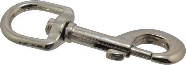 Oval Swivel Eye Bolt Snap: 110 lb Load Capacity MPN:67790485