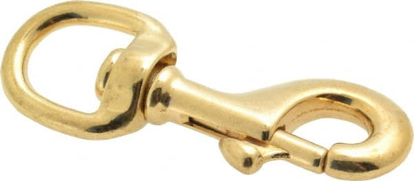 Oval Swivel Eye Bolt Snap: 100 lb Load Capacity MPN:67790568