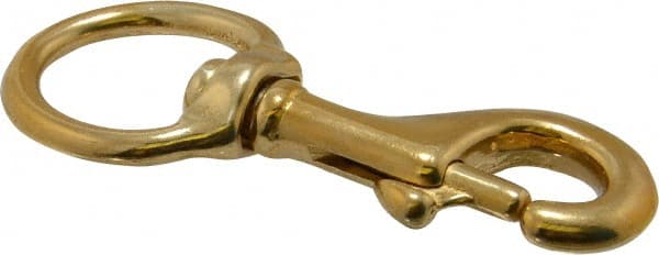 Oval Swivel Eye Bolt Snap: 80 lb Load Capacity MPN:67790600