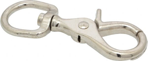 Swivel Eye Trigger Snap: 80 lb Load Capacity MPN:67791186