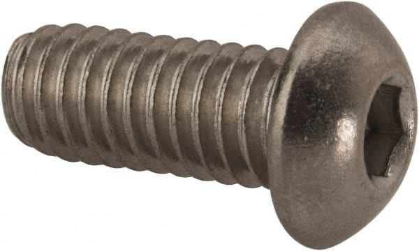 Button Socket Cap Screw: 5/16-18 x 3/4, Stainless Steel, Uncoated MPN:062088PS