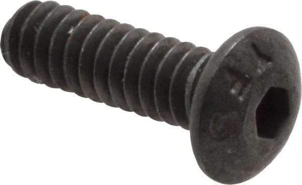 Button Socket Cap Screw: #4-40 x 3/8, Alloy Steel, Black Oxide Coated MPN:201018PR