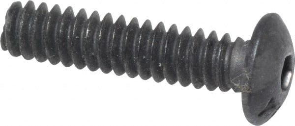 Button Socket Cap Screw: #4-40 x 1/2, Alloy Steel, Black Oxide Coated MPN:201019PR