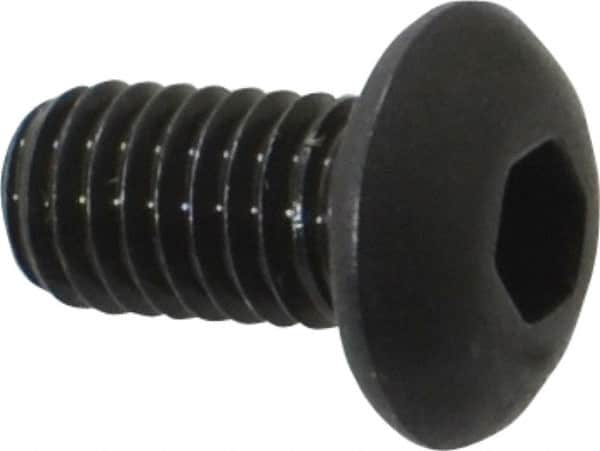 Button Socket Cap Screw: #10-32 x 3/8, Alloy Steel, Black Oxide Coated MPN:201069P