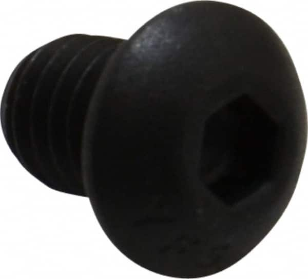 Button Socket Cap Screw: 3/8-16 x 1/2, Alloy Steel, Black Oxide Coated MPN:201166PR