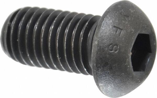 Button Socket Cap Screw: 5/8-11 x 1-1/4, Alloy Steel, Black Oxide Coated MPN:201217BR