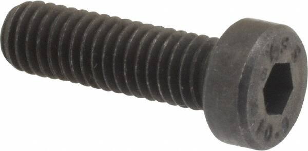 Low Head Socket Cap Screw: M6 x 1, 20 mm Length Under Head, Low Socket Cap Head, Hex Socket Drive, Alloy Steel, Black Oxide Finish MPN:531106PR