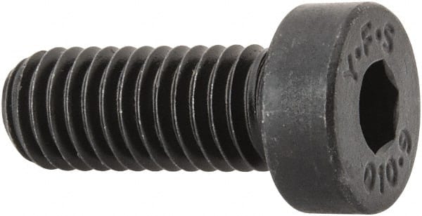 Low Head Socket Cap Screw: M8 x 1.25, 20 mm Length Under Head, Low Socket Cap Head, Hex Socket Drive, Alloy Steel, Black Oxide Finish MPN:531138PR