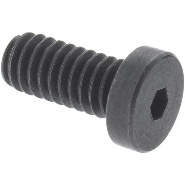 Low Head Socket Cap Screw: M8 x 1.25, 25 mm Length Under Head, Low Socket Cap Head, Hex Socket Drive, Alloy Steel, Black Oxide Finish MPN:531146PR